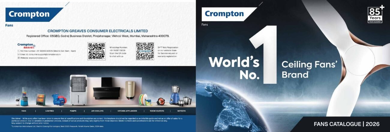 Crompton Fans Catalogue
