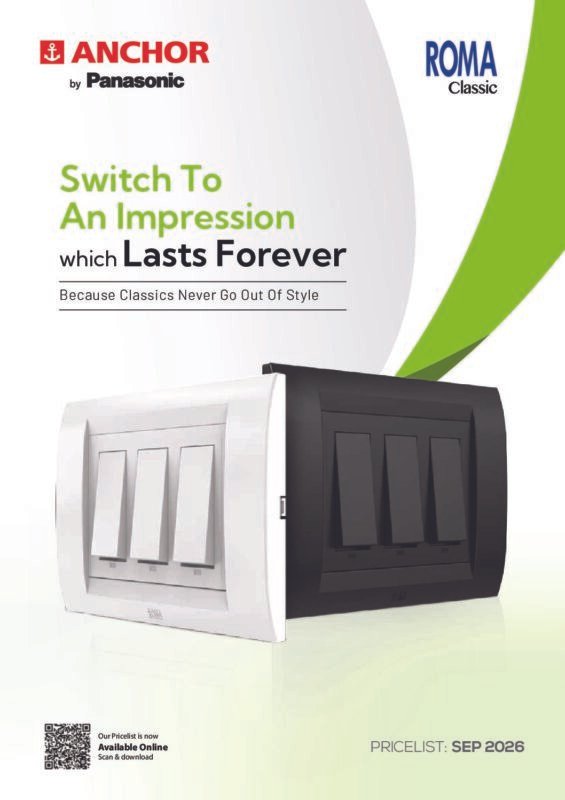 Anchor Switches Price List 01-09-2026